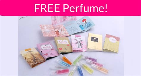 free perfume samples sent to your home.